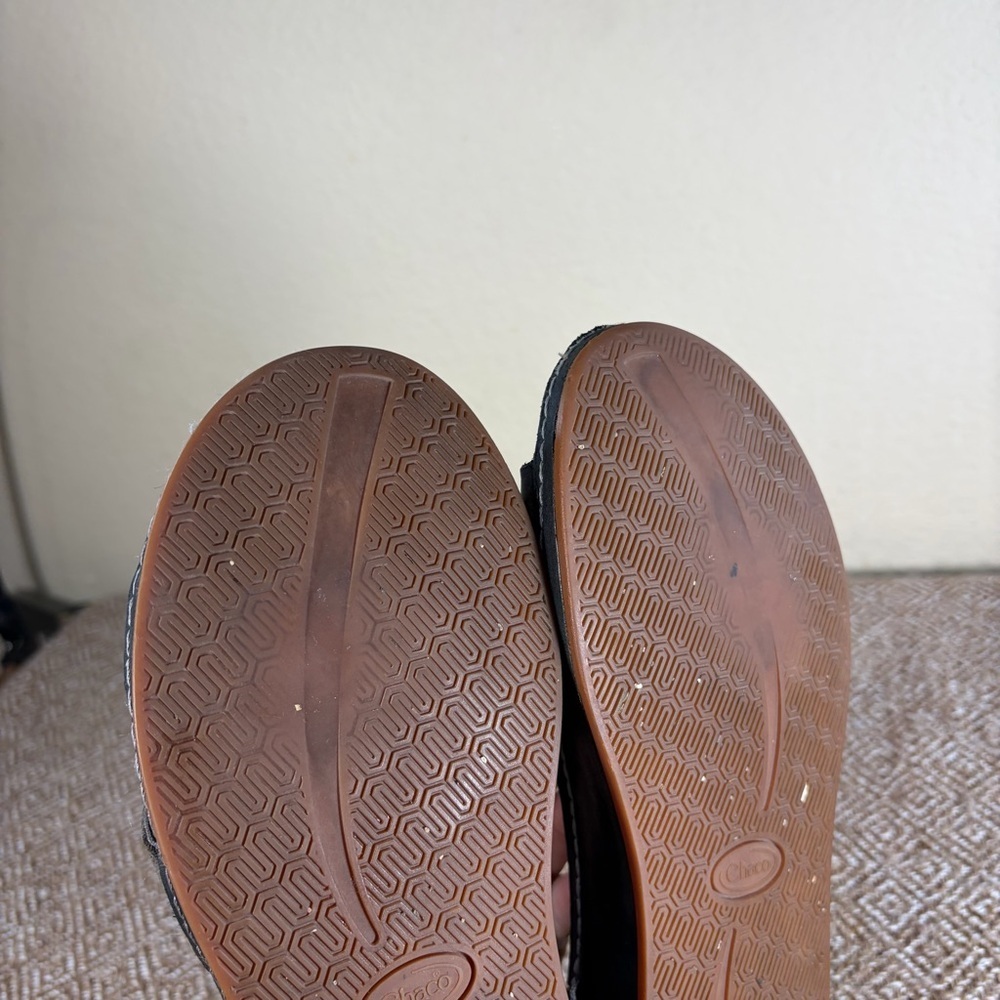 Chaco Wayfarer Tornado Strappy Sandals Gray Leather Womens Sz 8 Casual Outdoor - Picture 5 of 8